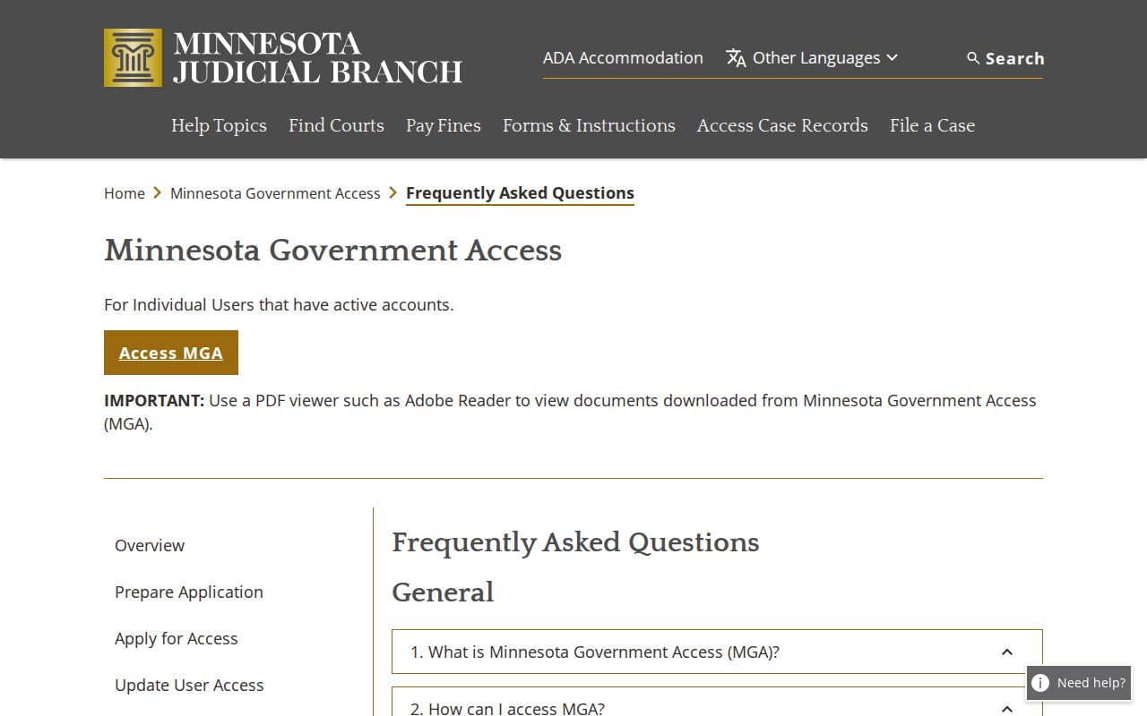 Itasca criminal docket Minnesota Government Access search guidance