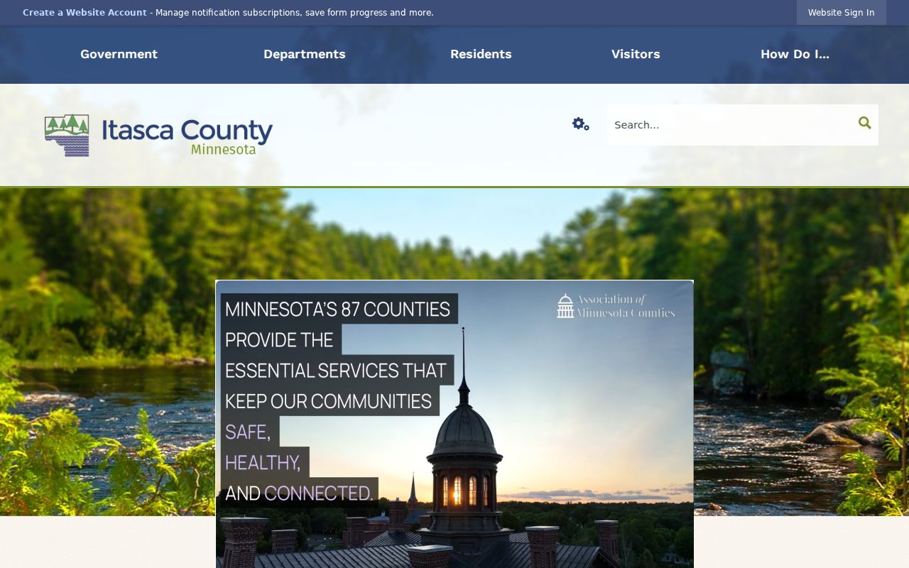 Itasca County court docket county government access directory